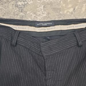 Banana Republic Dark Pinstripe Dress Pants